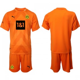 Borussia Dortmund Orange Doelman Tenue 2022-23  - Kids